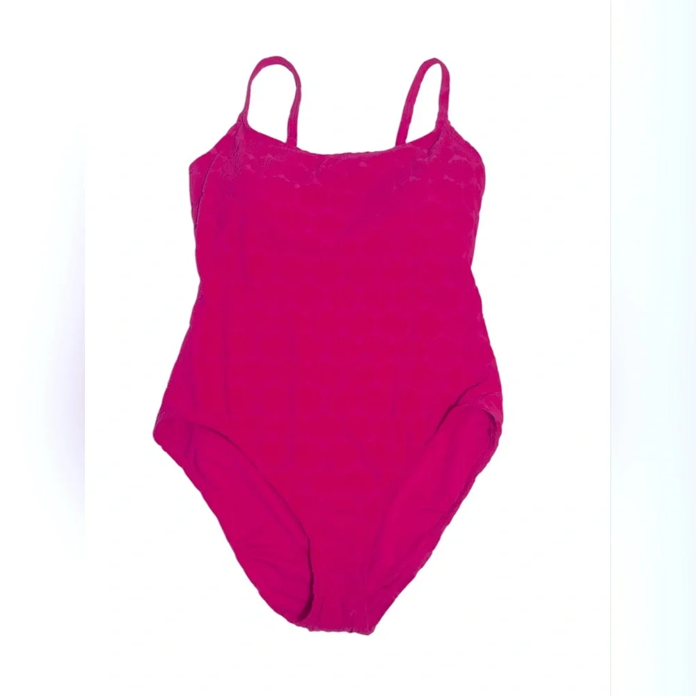 Kate Spade Shell Textured Print Swimsuit